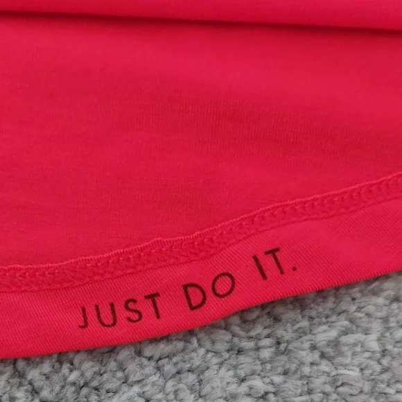 Nike Women's Dri-Fit One Luxe Tee T-Shirt Small Red Soft Breathable Recycled - Picture 11 of 16